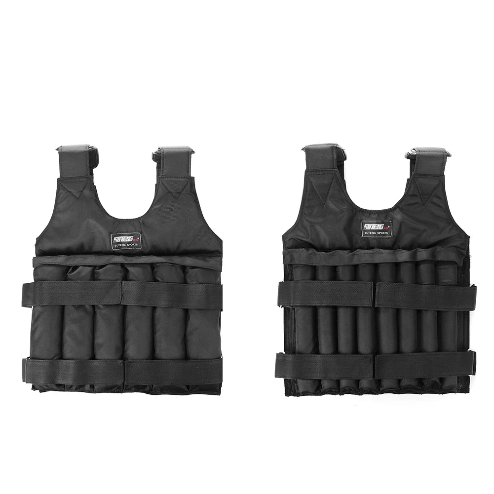 Adjustable Weight Vest Jacket for Enhanced Running & Training - 3 to 50 Kg Loading Capacity